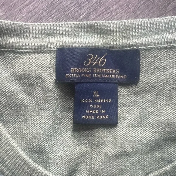 Brooks Brothers Vintage Italian Merino Wool Argyle Cardigan Women Size XL EUC - Picture 2 of 10